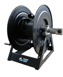 Product photo of a Hand Crank Hose Reel Swivel against a white background